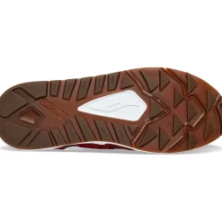 Hombre Saucony Grid*Grid Shadow 2 Cream / Red