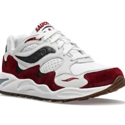 Hombre Saucony Grid*Grid Shadow 2 Cream / Red