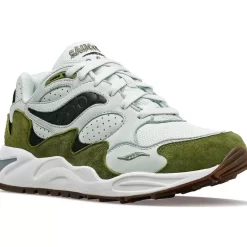 Hombre Saucony Grid*Grid Shadow 2 Green / Green
