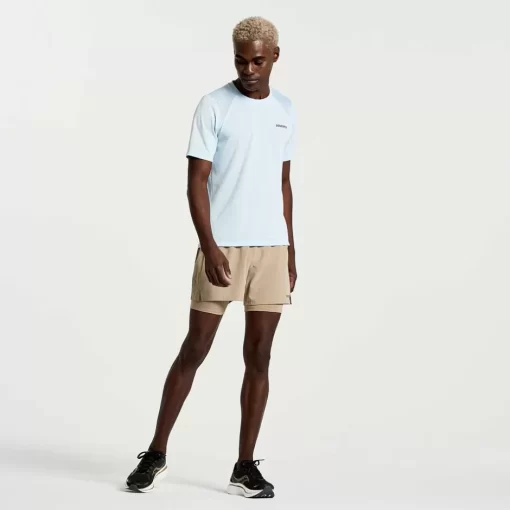 Hombre Saucony Camisetas*Hombre Elevate Short Sleeve Vapor