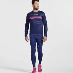 Hombre Saucony Camisetas*Hombre Elite Long Sleeve Sodalite