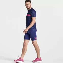 Hombre Saucony Mallas Y Shorts*Hombre Elite Tight Short Sodalite