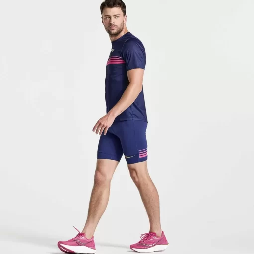 Hombre Saucony Mallas Y Shorts*Hombre Elite Tight Short Sodalite