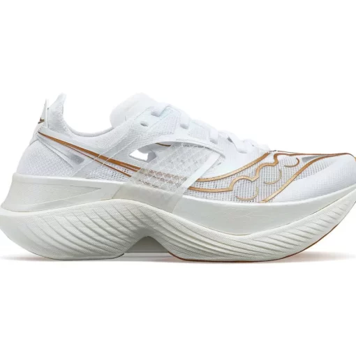 Hombre Saucony Competicion*Hombre Endorphin Elite White / Gold