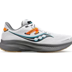Hombre Saucony Estabilidad*Hombre Guide 16 White / Gravel