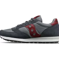 Hombre Saucony Jazz*Hombre Jazz Original Grey / Dark Red