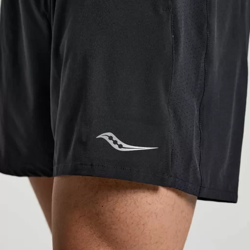 Hombre Saucony Mallas Y Shorts*Hombre Outpace 5" Short Black