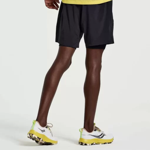 Hombre Saucony Mallas Y Shorts*Hombre Outpace 7" 2-In-1 Short Black