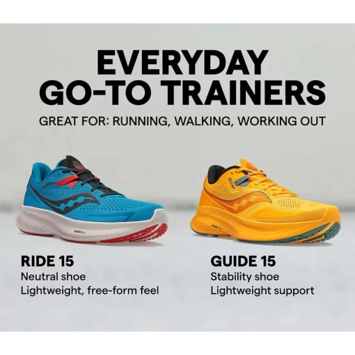 Hombre Saucony Trail Running*Hombre Ride 15 Tr Fog / Twilight