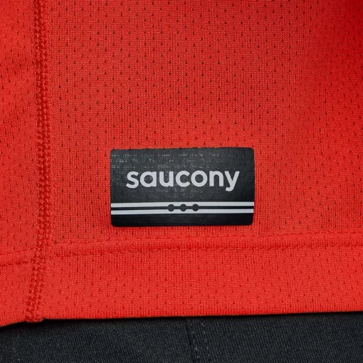 Hombre Saucony Camisetas*Hombre Stopwatch Long Sleeve Infrared