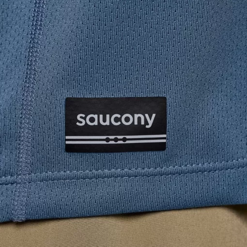 Hombre Saucony Camisetas*Hombre Stopwatch Long Sleeve Murk