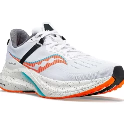 Hombre Saucony Estabilidad*Hombre Tempus White / Viziorange