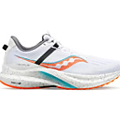Hombre Saucony Estabilidad*Hombre Tempus White / Viziorange