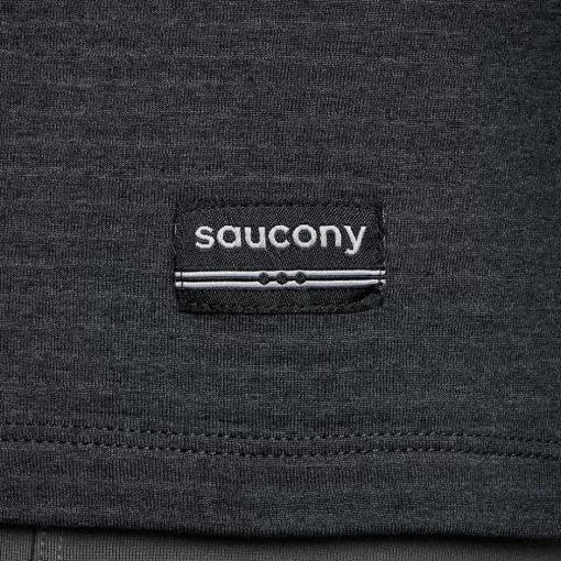 Hombre Saucony Chaquetas & Chalecos*Hombre Triumph 3D 1/2 Zip Black Heather