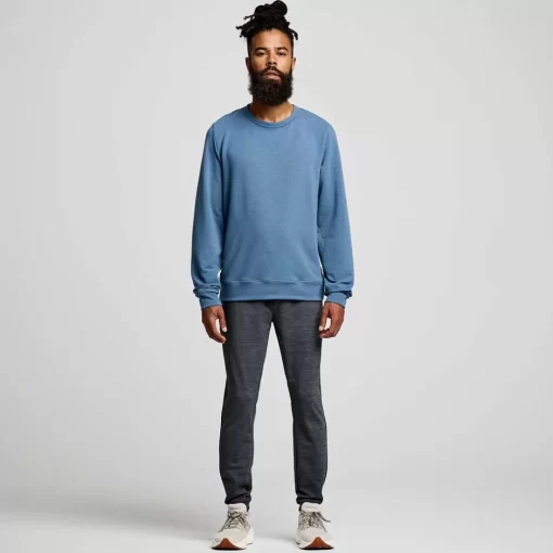 Hombre Saucony Camisetas*Hombre Triumph Crew Murk