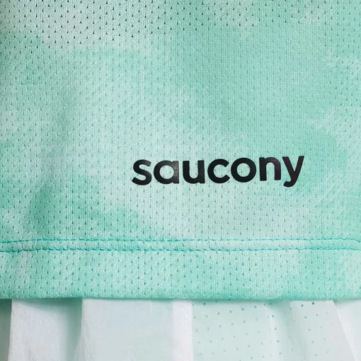 Mujer Saucony Camisetas*Mujer Elevate Short Sleeve Atmos Tie-Dye Print