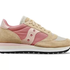 Mujer Saucony Jazz*Mujer Jazz Triple Beige / Red