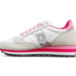 Mujer Saucony Jazz*Mujer Jazz Triple White / Grey / Pink