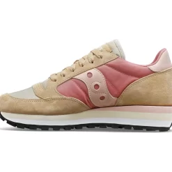 Mujer Saucony Jazz*Mujer Jazz Triple Beige / Red