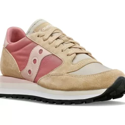 Mujer Saucony Jazz*Mujer Jazz Triple Beige / Red