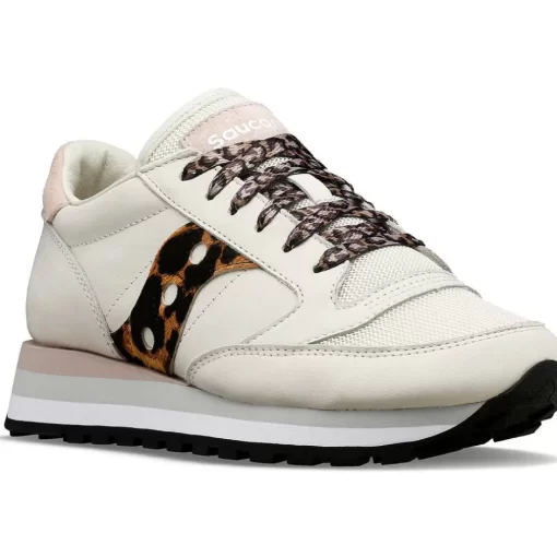 Mujer Saucony Jazz*Mujer Jazz Triple Beige / Leopard