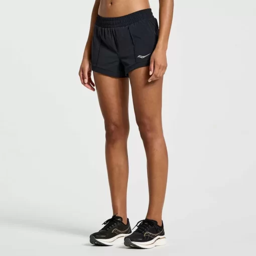 Mujer Saucony Mallas Y Shorts*Mujer Outpace 3" Short Black