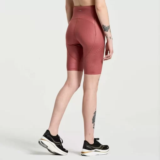 Mujer Saucony Mallas Y Shorts*Mujer Pinnacle 8" Tight Short Apple Butter