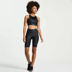 Mujer Saucony Camisetas*Mujer Pinnacle Bra Top Black