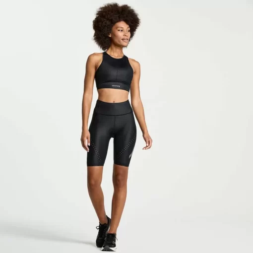 Mujer Saucony Camisetas*Mujer Pinnacle Bra Top Black
