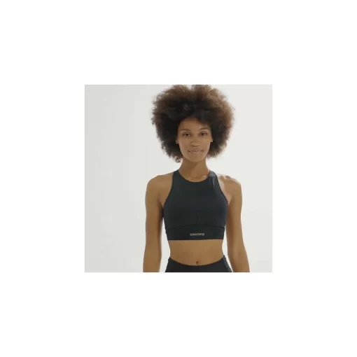 Mujer Saucony Camisetas*Mujer Pinnacle Bra Top Black