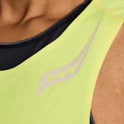 Mujer Saucony Camisetas*Mujer Pinnacle Tank Citron