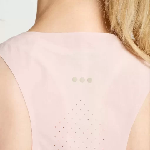 Mujer Saucony Camisetas*Mujer Pinnacle Tank Sepia Rose