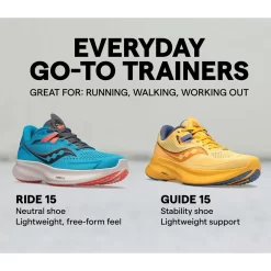 Mujer Saucony Trail Running*Mujer Ride 15 Tr Mist / Ember