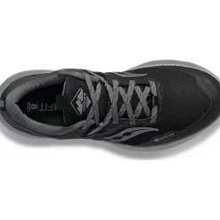 Mujer Saucony Trail Running*Mujer Ride 15 Tr Gtx Black / Charcoal
