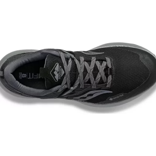 Mujer Saucony Trail Running*Mujer Ride 15 Tr Gtx Black / Charcoal