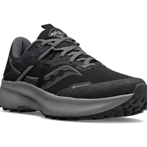 Mujer Saucony Trail Running*Mujer Ride 15 Tr Gtx Black / Charcoal