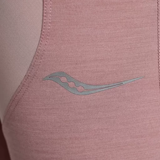 Mujer Saucony Mallas Y Shorts*Mujer Runshield Tight Smoke Heather