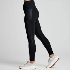 Mujer Saucony Mallas Y Shorts*Mujer Solstice Tight Black