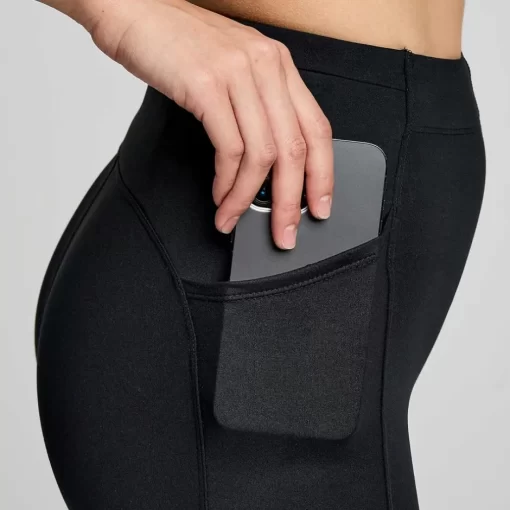 Mujer Saucony Mallas Y Shorts*Mujer Solstice Tight Black