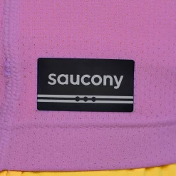 Mujer Saucony Camisetas*Mujer Stopwatch Short Sleeve Grape Heather