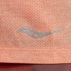 Mujer Saucony Camisetas*Mujer Stopwatch Short Sleeve Zenith Heather