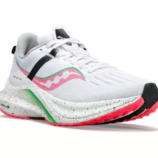 Mujer Saucony Estabilidad*Mujer Tempus White / Vizipink