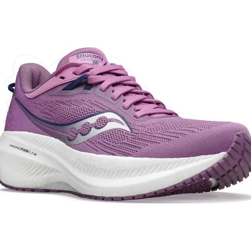 Mujer Saucony Neutral*Mujer Triumph 21 Grape / Indigo