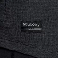 Mujer Saucony Chaquetas & Chalecos*Mujer Triumph 3D 1/2 Zip Black Heather