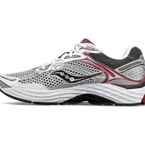 Hombre Saucony Grid*Progrid Omni 9 Og White / Silver / Red
