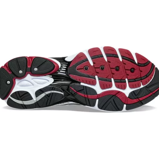 Hombre Saucony Grid*Progrid Omni 9 Og White / Silver / Red