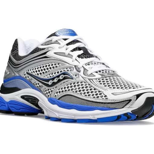 Hombre Saucony Grid*Progrid Omni 9 Og White / Silver / Blue