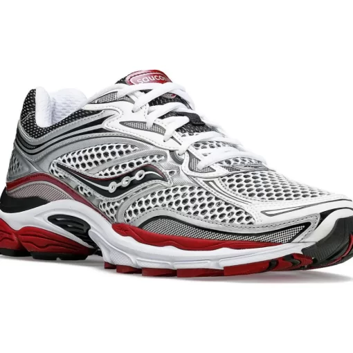 Hombre Saucony Grid*Progrid Omni 9 Og White / Silver / Red