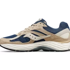 Hombre Saucony Grid*Progrid Omni 9 Premium Beige / Blue