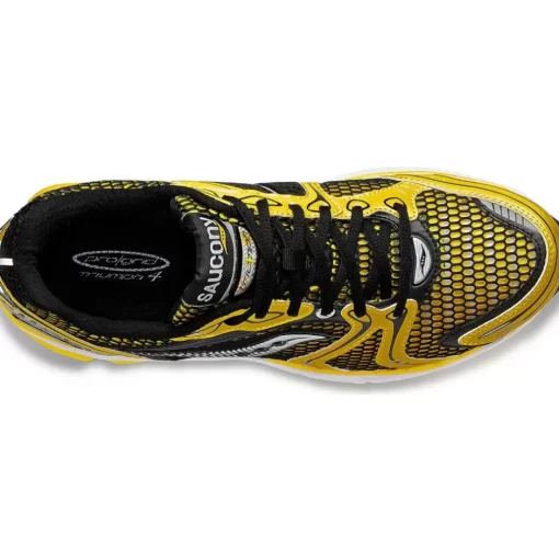Hombre Saucony Grid*Progrid Triumph 4 Lemon / Chrome